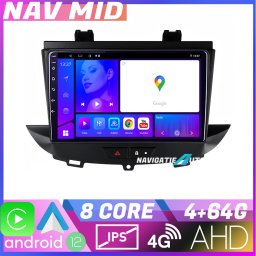 Navigatie Opel Grandland X si Crossland X 2016-2020 Android 12 4GB+64GB