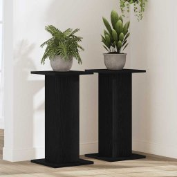 Suport pentru plante 2 pcs Stejar Negru 30 x 30 x 60 cm GartenMobel Dekor