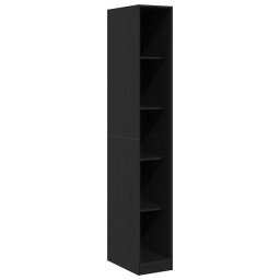 Dulap cu raft Stejar Negru 30 x 50 x 200 cm Lemn compozit GartenMobel Dekor