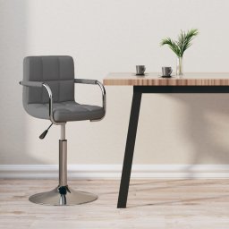 Scaun de bar, gri deschis, material textil GartenMobel Dekor
