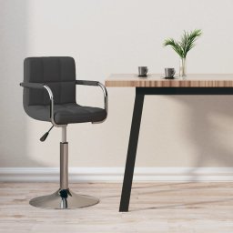 Scaun de bar, gri închis, material textil GartenMobel Dekor