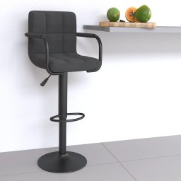 Scaun de bar, gri închis, material textil GartenMobel Dekor