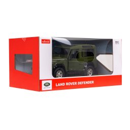 Masina cu telecomanda Land Rover Defender verde, scara 1:14, Rastar