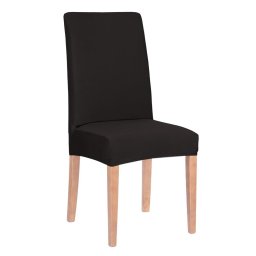 Husa universala elastica pentru scaun, poliester si spandex, neagra