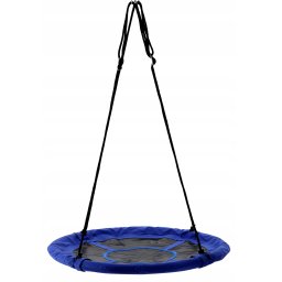 Leagan tip cuib Sersimo G-Line 100 cm, înaltime reglabila, 150 kg, albastru-negru