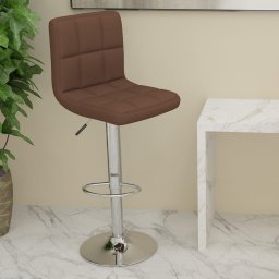 Scaun de bar, maro, material textil GartenMobel Dekor