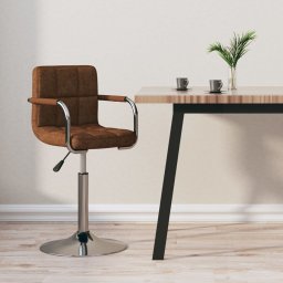 Scaun de bar, maro, material textil GartenMobel Dekor
