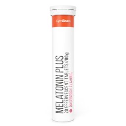 GymBeam Melatonină Plus efervescentă 80 g zmeură