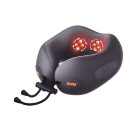 Perna masaj cervical inteligenta cu incalzire design ergonomic 360 USB C portabila spuma cu memorie