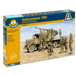 Italeri: Machetă Autocannon 3RO with 90/53 AA Gun - 1:72
