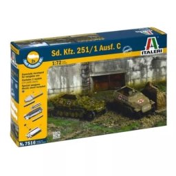 Italeri: Set cu 2 machete Sd.Kfz.251/1 Ausf.C - 1:72