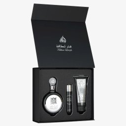 Lattafa Pride Fakhar Black Apa de parfum 100 ml + Apa de parfum MINI 12 ml + SG 100 ml (Barbati)