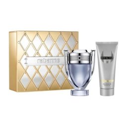 Rabanne Invictus EDT 100 ml + SG for Body & Hair 100 ml (Barbati)