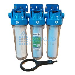 FILTRU MEDAZURA TRIO CLEAR 10 AZURA FILTERS 1 TOL - FILTREAZA ENDOTOXINE, BACTERII, PROTOZOARE, VIRUSURI