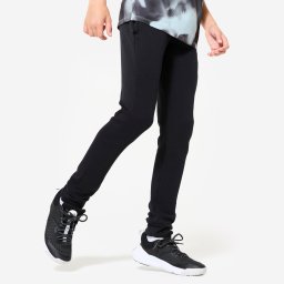 Pantalon de trening respirant Educație fizică Negru Copii