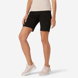 Pantalon scurt cu buzunare 500 Fitness Negru Damă