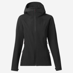 Geacă Softshell cu protecție împotriva vântului Trekking MT500 Negru Damă