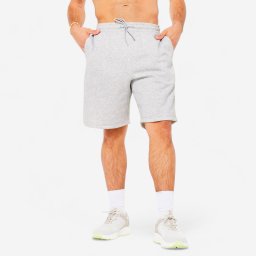 Pantalon scurt molton cu buzunare Gri Bărbați