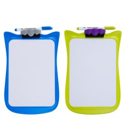 Tabla alba cu 2 fete pentru copii 21x30cm Deli