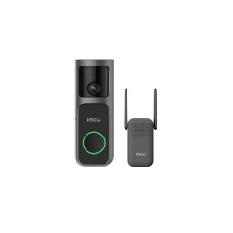 Sonerie video wireless Imou Doorbell 2S Kit, Wi-Fi 2.4GHz, 3MP, Audio bidirectional, detectie AI, iluminare nocturna, baterie reincarcabila, slot microSD, DB-2SP-3T0W/DS3