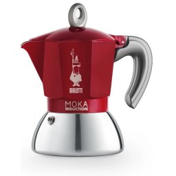 BIALETTI 6944 Moka Induction 4 adagos gagâlţ creator roșu