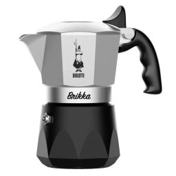 BIALETTI 7327 Brikka E cocoș creator 2 persoane Ezüst/Fekete