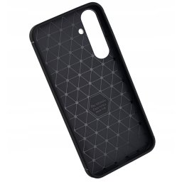 Husa silicon Samsung Galaxy A17 5G A17 4G Techsuit - CarbonFiber Black