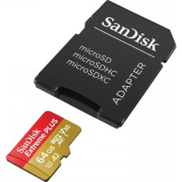 MEMORII. SD CARD Sandisk MICROSDHC 64GB CL10 SDSQXBU-064G-GN6MA, SDSQXBU-064G-GN6MA (timbru verde 0.03 lei)