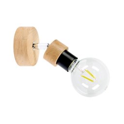 Spot-Light 2834174 - Aplică de perete tip spot MARJOLAINE, 1xE27/25W/230V, stejar