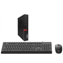 Calculator Second Hand Lenovo ThinkCentre M720q MiniPC, Intel Core i7-8700T 2.40 - 4.00GHz, 8GB DDR4, 256GB SSD NVMe + cadou tastatura si mouse OptimX Pro KM500