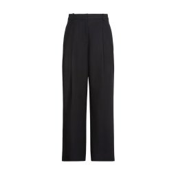 CALVIN KLEIN Pantaloni Stretch Chino W/ Pleat - Wide LV044D664G UB1 black