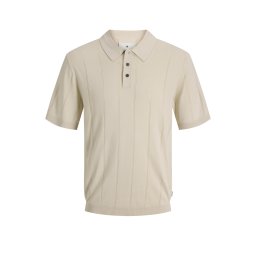 JACK & JONES Polo Jprblawilliam Structure Knit Ss 12291042 13-0404 TCX ancient scroll