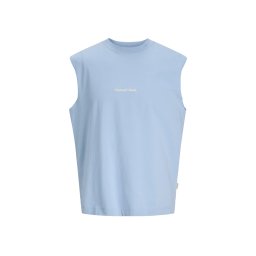 JACK & JONES T-Shirt Jornorrebro Emb Sl Crew Neck 12292009 14-4115 TCX cashmere blue