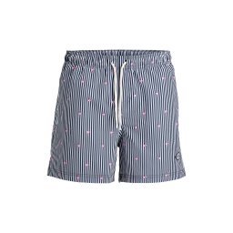 JACK & JONES Costum de baie Jpstmaui Breeze Mini Stripe 12291425 19-3923 TCX navy blazer