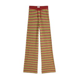 SCOTCH & SODA Pantaloni Chevron Knitted Trousers ULH01411F 605 burnt henna