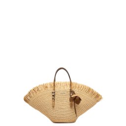 MICHAEL KORS Geantă Isa Sm Fan Tote 30S6S9FT1W 202 nat/peanut