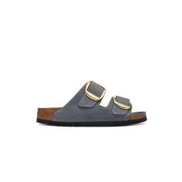 BIRKENSTOCK Sandale Leather Arizona Big Buckle Leoi Narrow 1032071 basalt gray