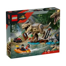 Evadare pe rau din calea unui t. rex
