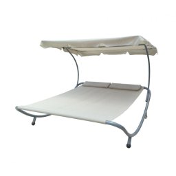 Sezlong pat dublu cu umbrela Heinner STBL004