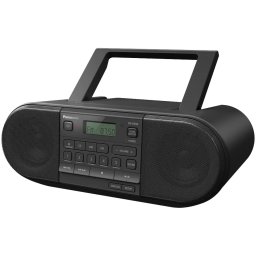 Radio portabil Panasonic RX-D550E-K, 20W, Bluetooth, CD, USB, Tuner FM, Negru