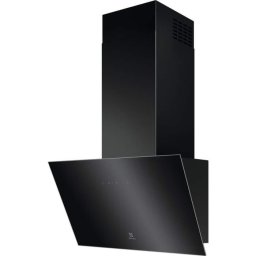 Hota Electrolux LFV436K, 3 trepte, Hob2Hood, 60 cm, clasa energetica C, panou de control tactil pe sticla, LED, Negru