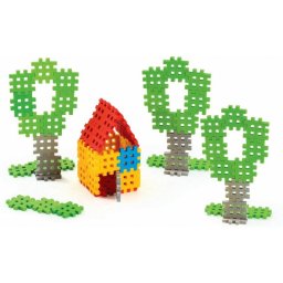 Blocuri de constructie Mini Waffle, 70 piese, varsta minima 2 ani