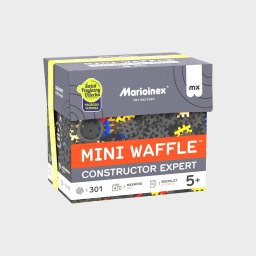 Set de construit cu blocuri, Marioinex Mini Waffle, Constructor Expert, 301 piese