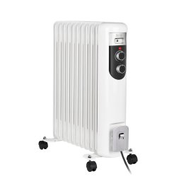 Radiator ulei 11 elementi 2500W Teesa TSA8049, Alb