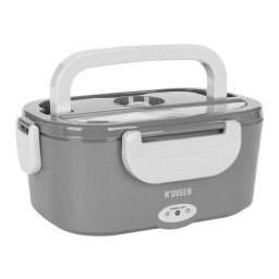 Cutie electrica pentru incalzirea pranzului, N'Oveen, PVC, 1.6 l, Gri