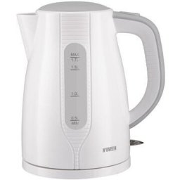 Fierbator de apa, Noveen, EK1301, 1.7L, 2150W, Plastic, Alb/Gri
