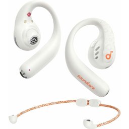 Casti True Wireless Anker SoundCore AeroFit Pro, IPX5, Autonomie 46H, LDAC, Bluetooth 5.3 Alb