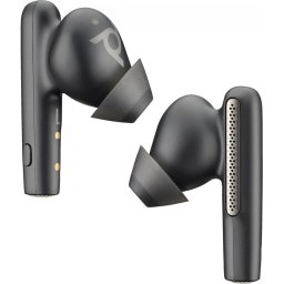 Casti HP Poly Voyager Free 60 UC Carbon Black + Adaptor USB-C BT700 + Carcasa de incarcare de baza