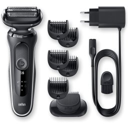 Aparat de ras, Braun 51-W1500s, 50 min, Negru-Alb