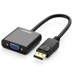 CABLU video Ugreen, "DP109" DP (T) la 1 x VGA (M) 1920x1080 la 60Hz cu sunet, lungime 0.25m, negru